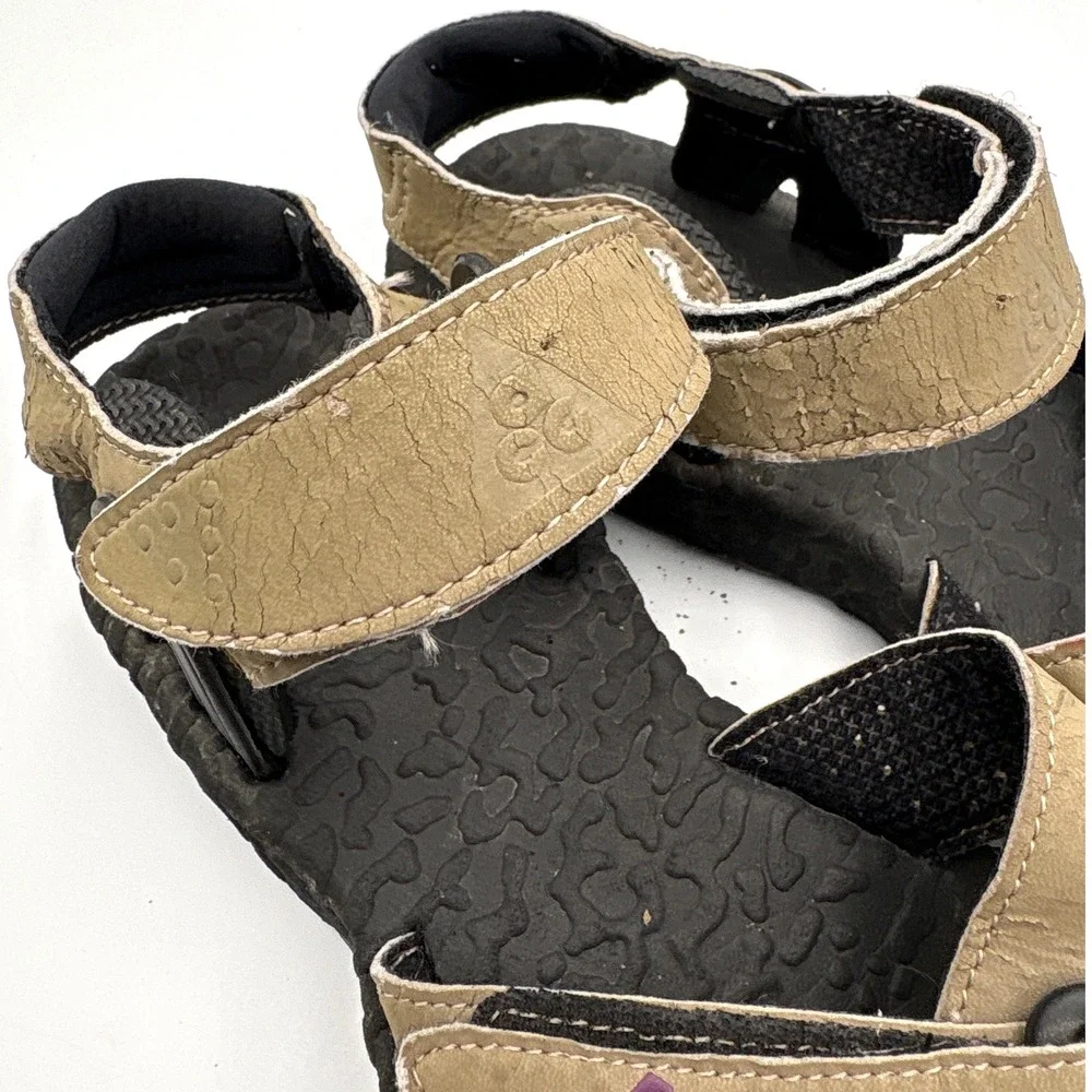 VTG Nike Air Deschutz II ACG Sandals Tan Black Purple‎ 690002-201 Mens 10